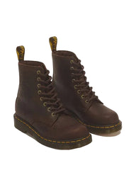 Dr Martens Brisbane 1460 Pascal Embossed Floral Crazy Horse Brown