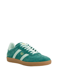 Goodsole 2001 Parallel Green Suede Leather Sneaker
