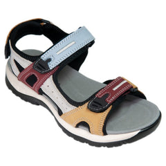 Kirra Beach Nora Burgundy Multi Sandal