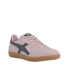 Goodsole 2001 Crossroads Pink Navy Suede