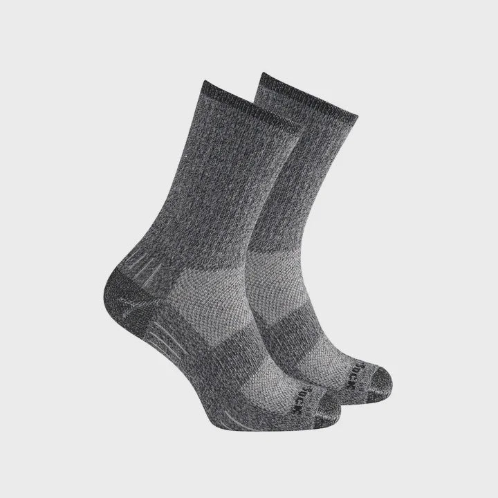 Wrightsock Silver Escape Crew Socks Black Twist Black Twist M Synthetic
