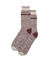 Dr Martens Marl Original Socks Oxblood/White