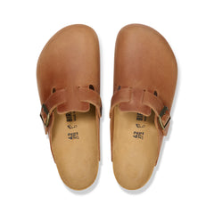 Birkenstock Boston Cognac Oiled Leather Regular