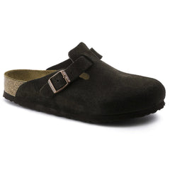Birkenstock Boston SFB Mocca Suede Leather Regular