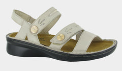 Naot Cadence Soft Ivory Gold Combo