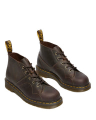 Dr Martens Church Monkey Boot Dark Brown Crazy Horse
