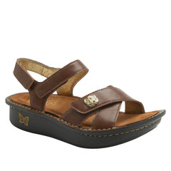 Alegria Kelsi Marrone Rocker Sole Sandal