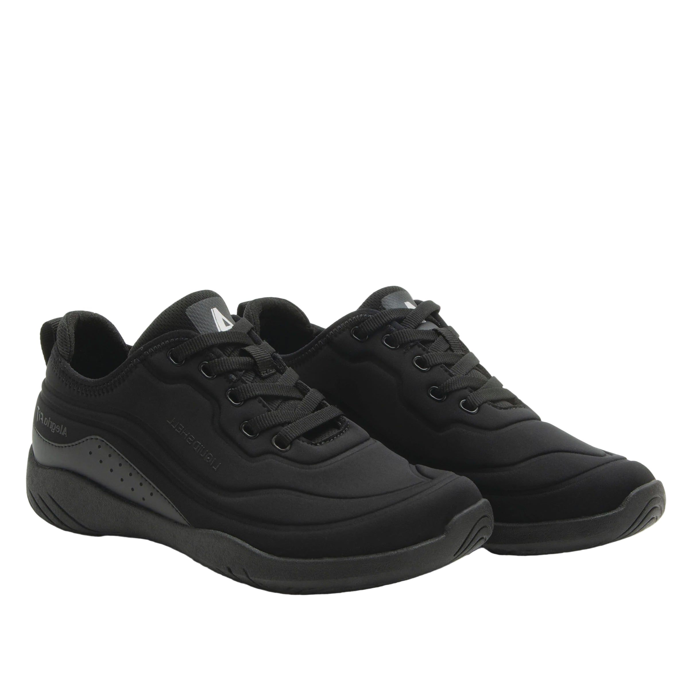 Alegria Liber8 Black Orthotic and Water Friendly Travel Work Sneaker