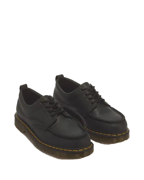 Dr Martens Lowell 4 Eye Black Crazy Horse - Dr Martens Brisbane