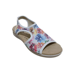 Euroflex Tuscany Sandal White Floral