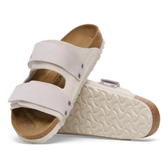 Birkenstock Uji Antique White Suede Leather Regular