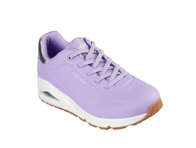 Skechers UNO Shimmer Away Lilac Lilac US Synthetic