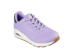 Skechers Womens UNO Shimmer Away Lilac