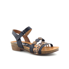 Zeta Idalia Negro Combo Sandal