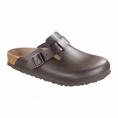 Birkenstock Boston Dark Brown Smooth Leather Regular