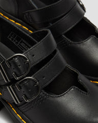 Dr Martens Eviee (Lottee) Black Heeled Mary Jane