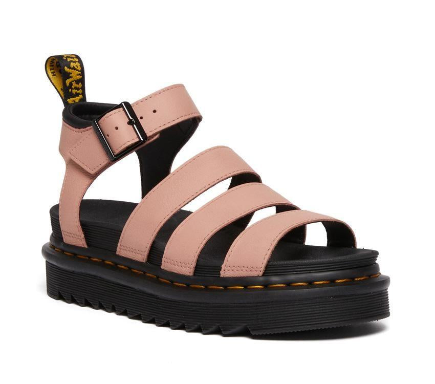 Dr Martens Blaire 3 Strap Sandal Peach Beige