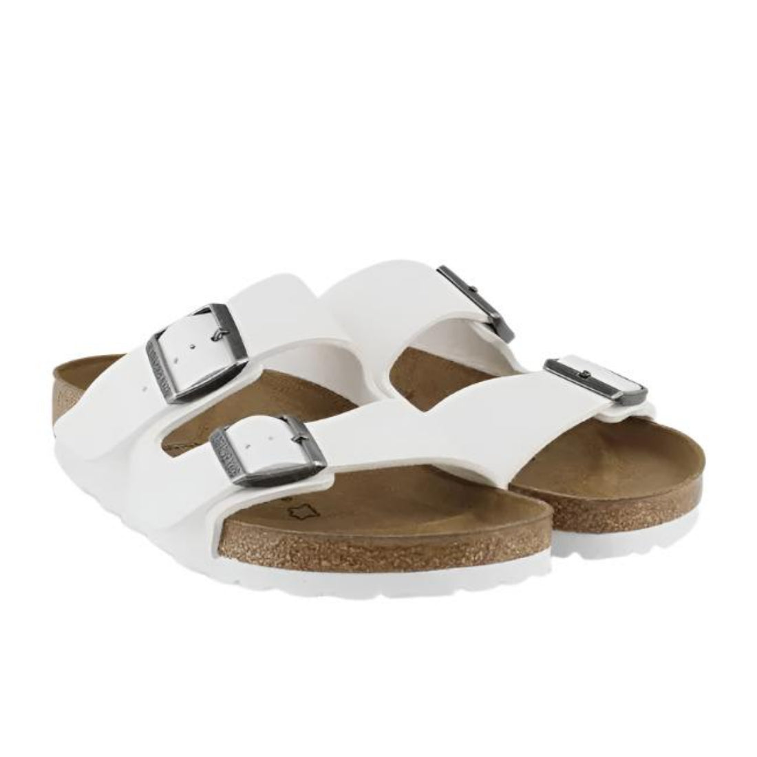 Birkenstock Arizona White BF Dark Buckle