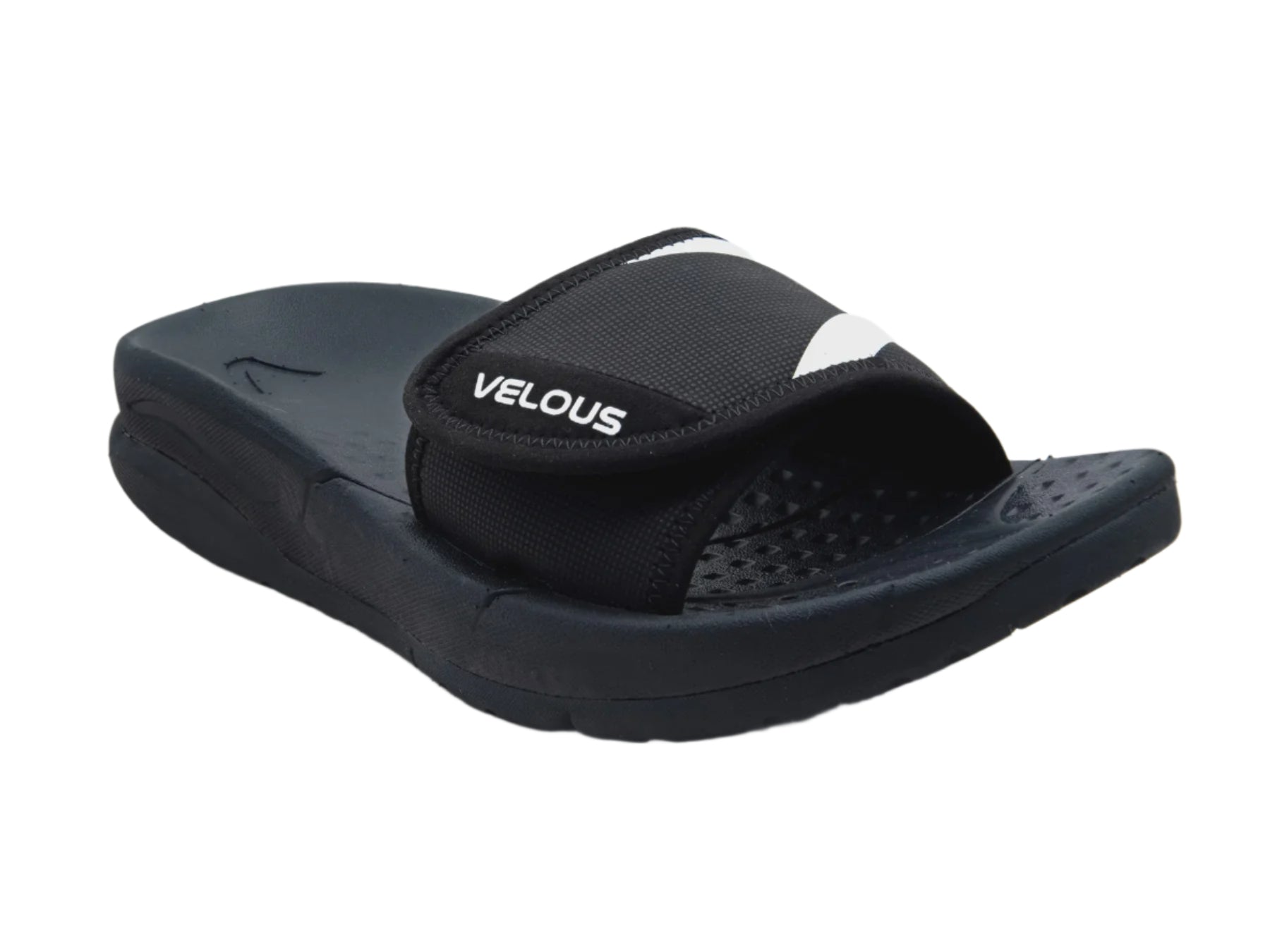 Velous Hoya Slide Black White