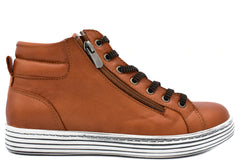 Cabello Urban Tan Zip Boot