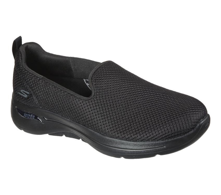 Skechers Womens Go Walk Arch Fit Grateful Womens Black