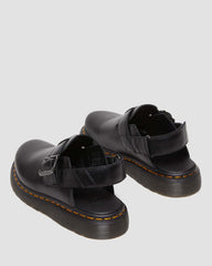 Dr Martens Jorge II Sling Back Sandal Black Brando Leather