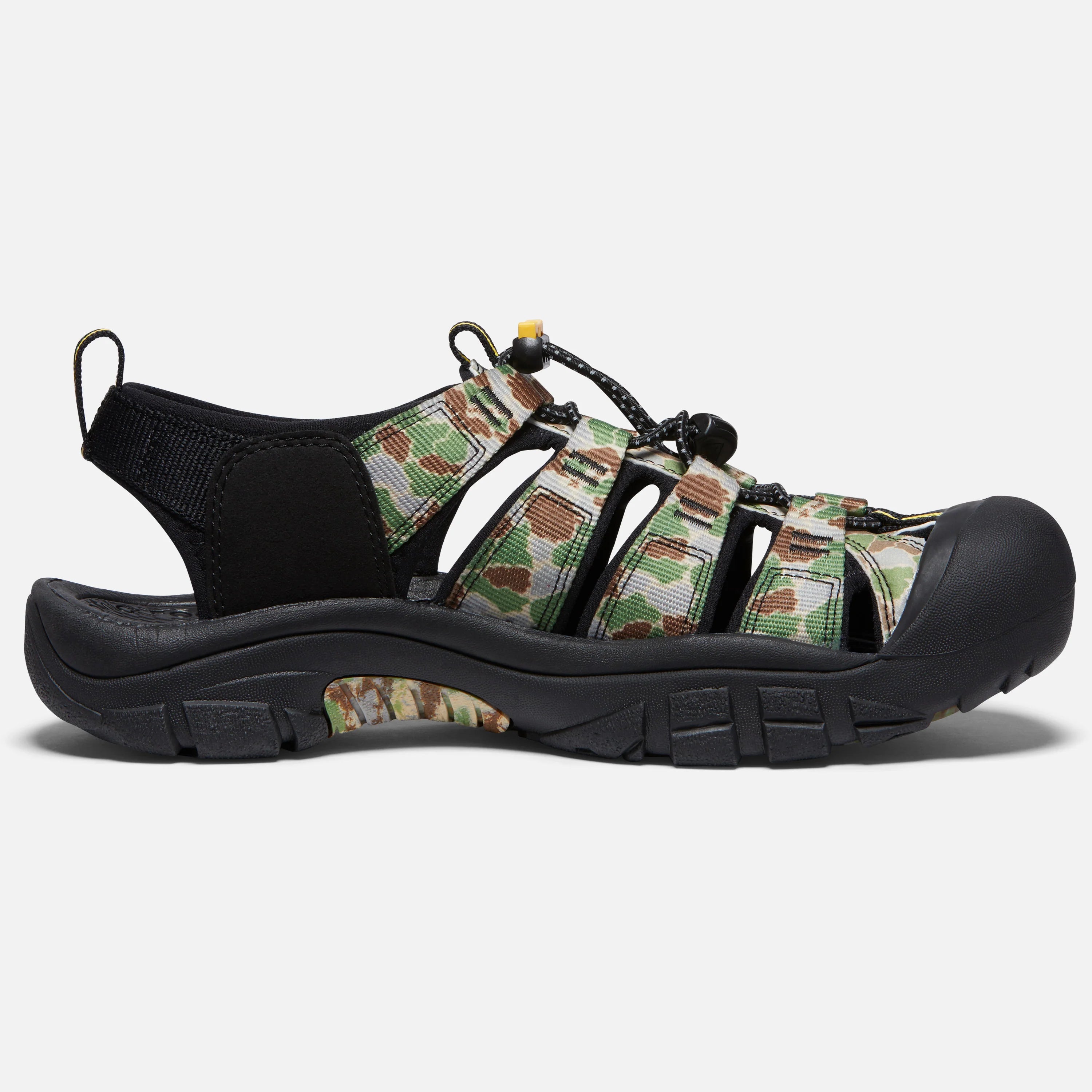 Keen Newport H2 Retro Mens Fisheye Camouflage Camouflage US 9.5 Synthetic