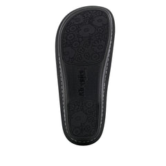 Alegria Paloma Black Embossed Rose
