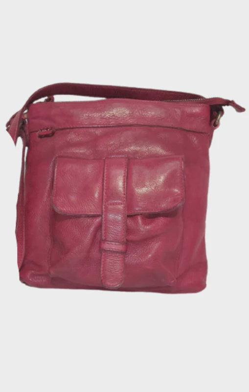 Art N Vintage Presley Tab Crossbody Lava