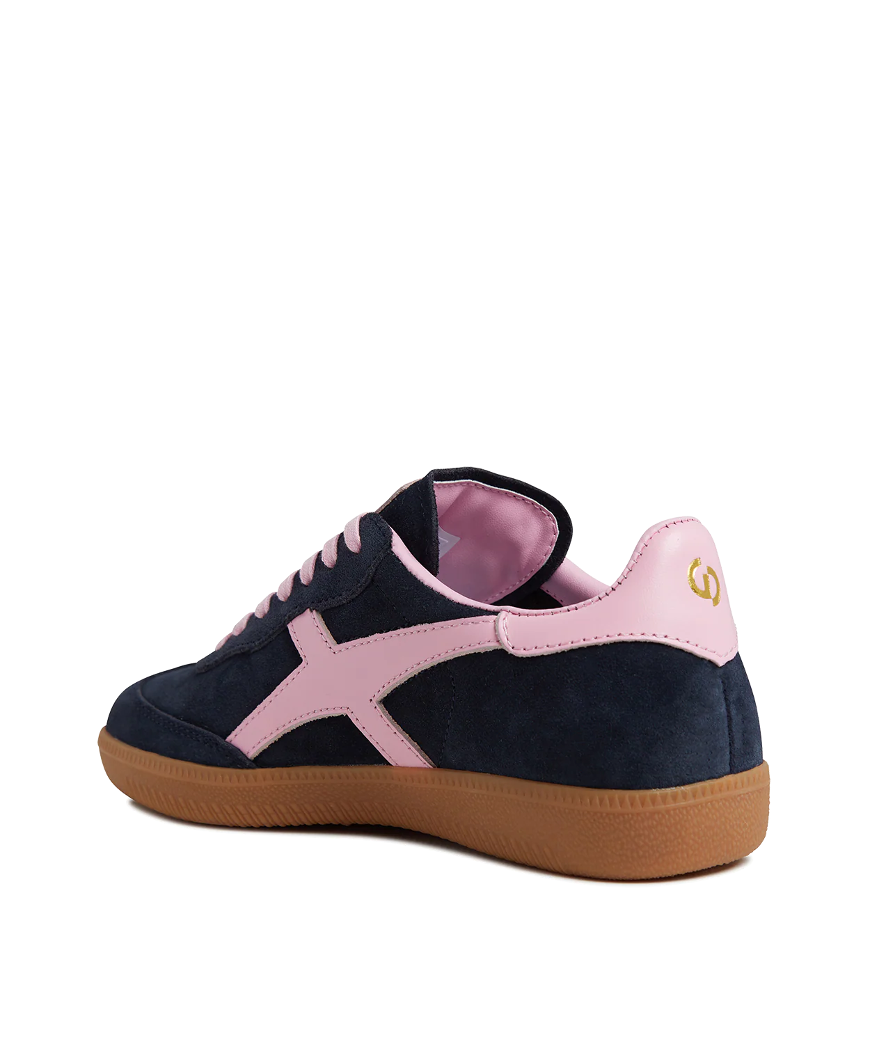 Goodsole 2001 Crossroads Navy Pink Suede
