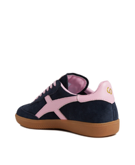 Goodsole 2001 Crossroads Navy Pink Suede