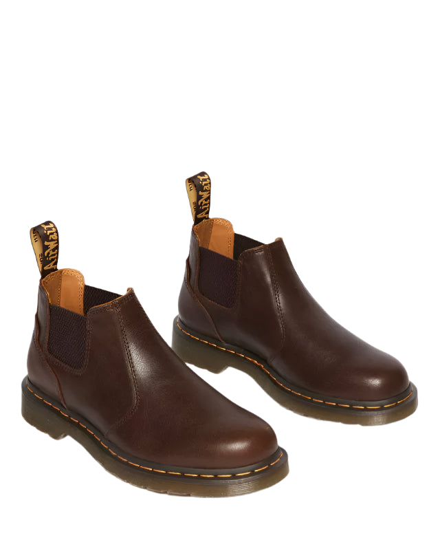 Dr Martens 2976 Chelsea Boots In Brown Dr Martens 2976 Low Crop