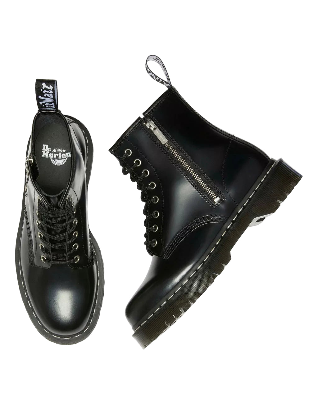 Dr Martens 1460 Zip Bex WS Boot Polished Smooth