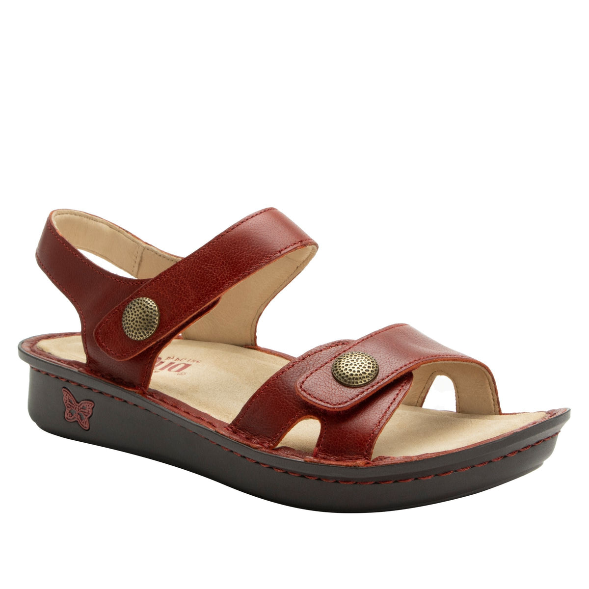 Alegria Vienna Garnet Orthotic Friendly Sandal