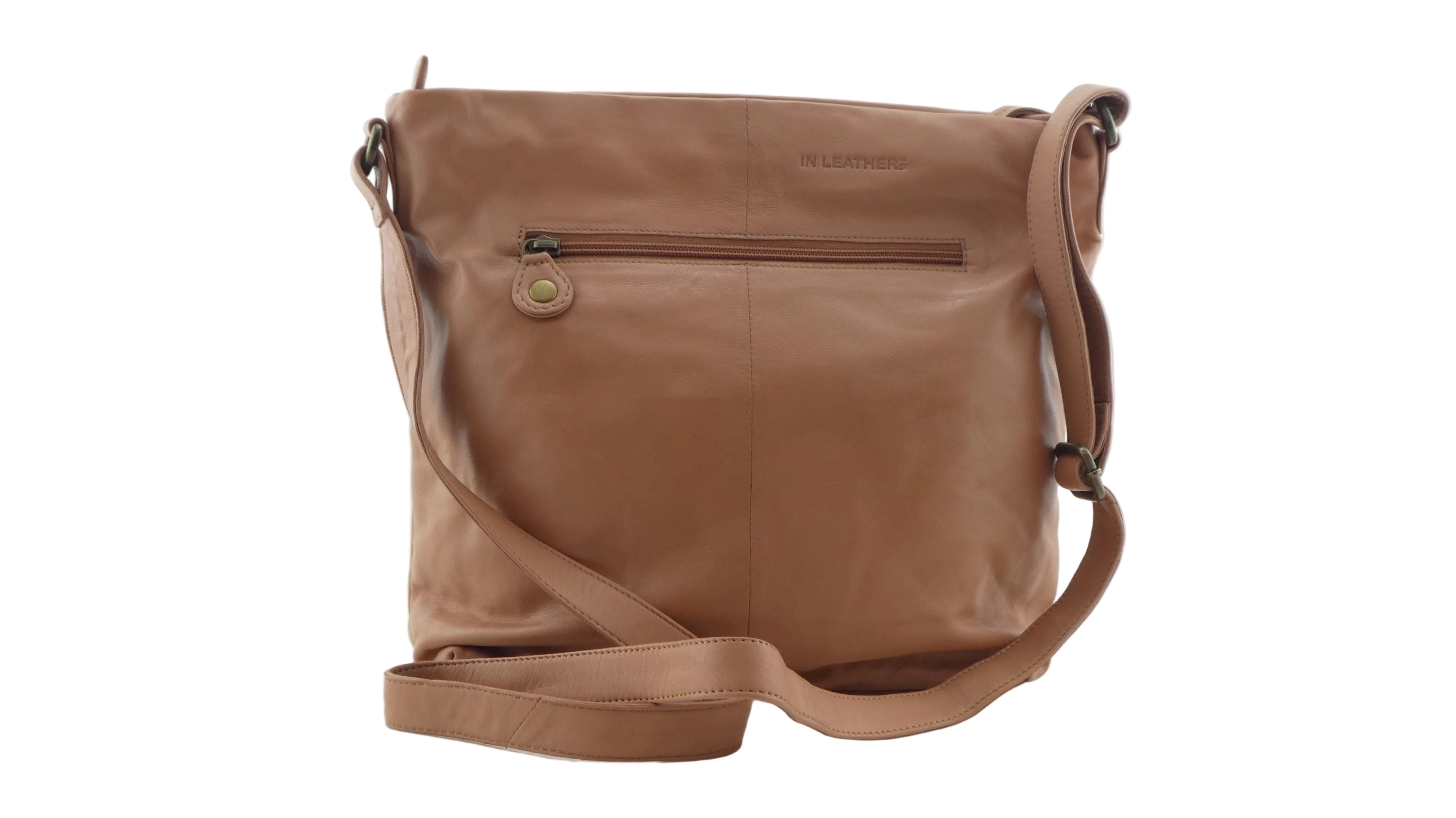 In Leatherz BL16 Shoulder Travel Pink Leather Bag