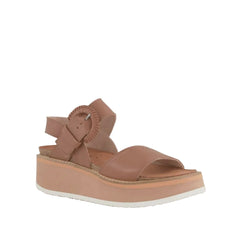 Naot Crepe Caramel Wedge Sandal