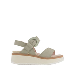 Naot Crepe Sage Platform Heeled Sandal