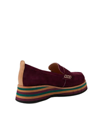 Django & Juliette Glamms Burgundy Suede Leather