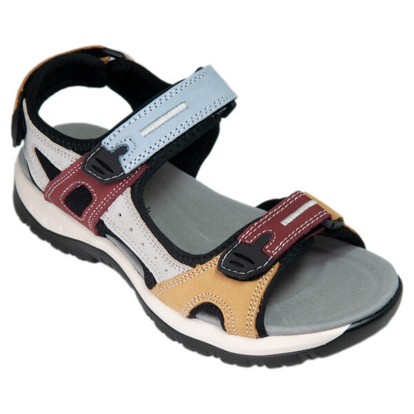 Kirra Beach Nora Burgundy Multi Sandal