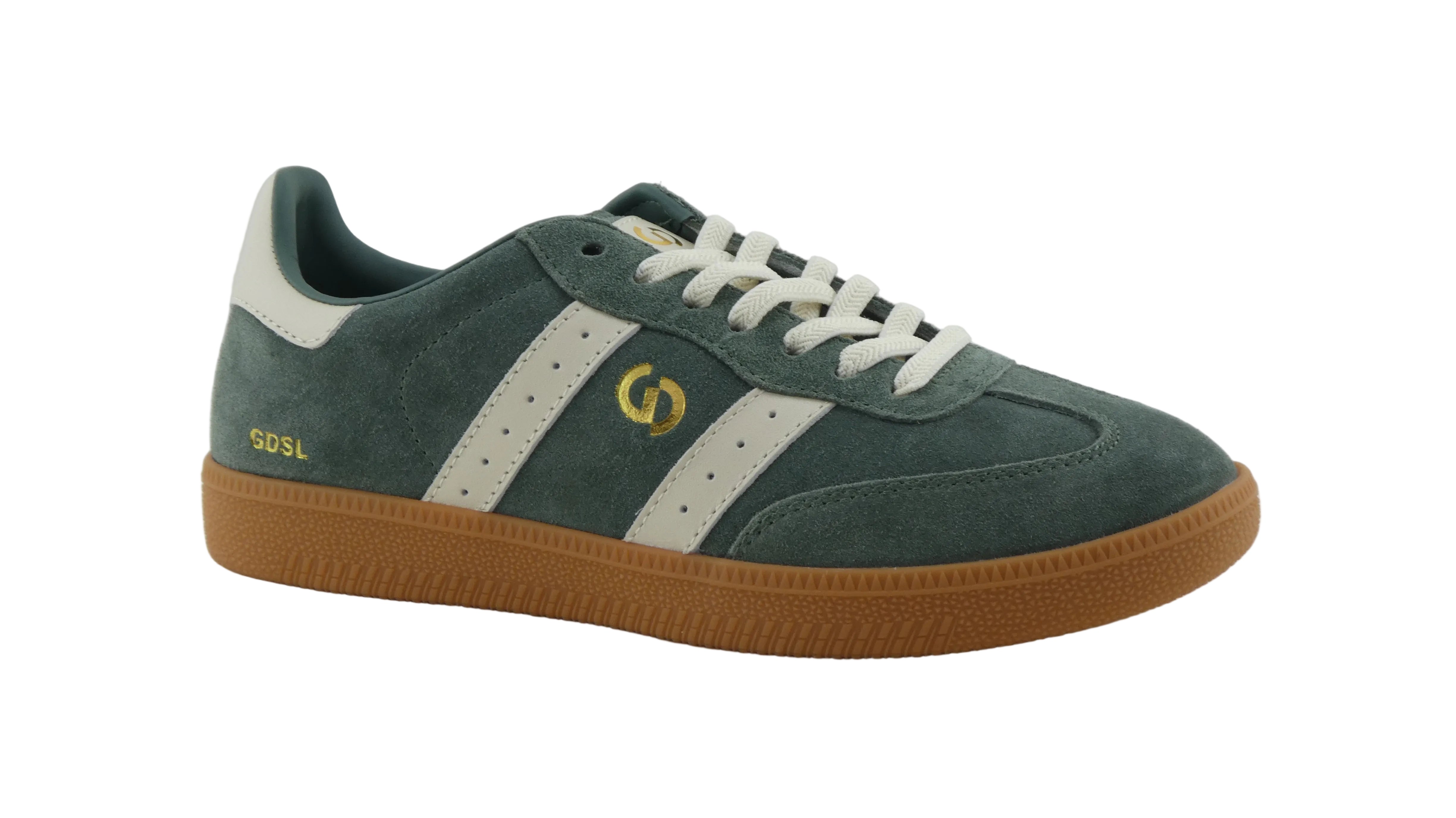 Goodsole 2001 Parallel Cypress Suede Ivory Leather