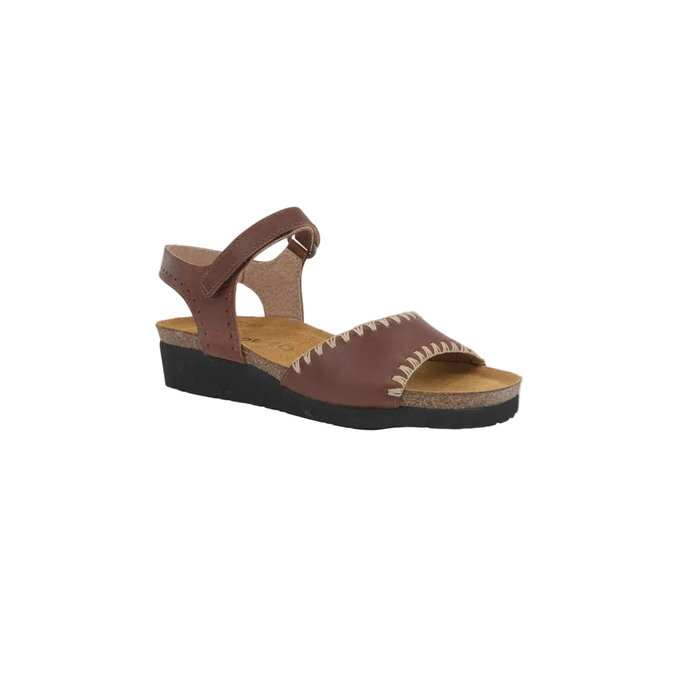 Naot Luna LBrandy Low Wedge Sandal