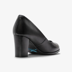 Sky Soles Melbourne Corporate Heel Black