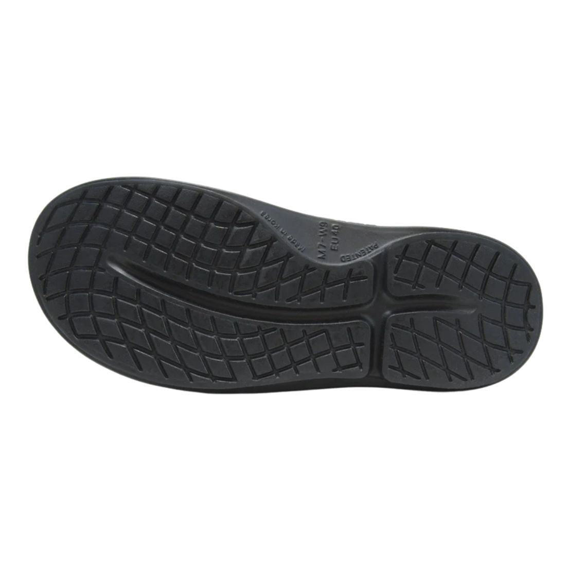 OOFOS Mens OOCLOG Clog Black