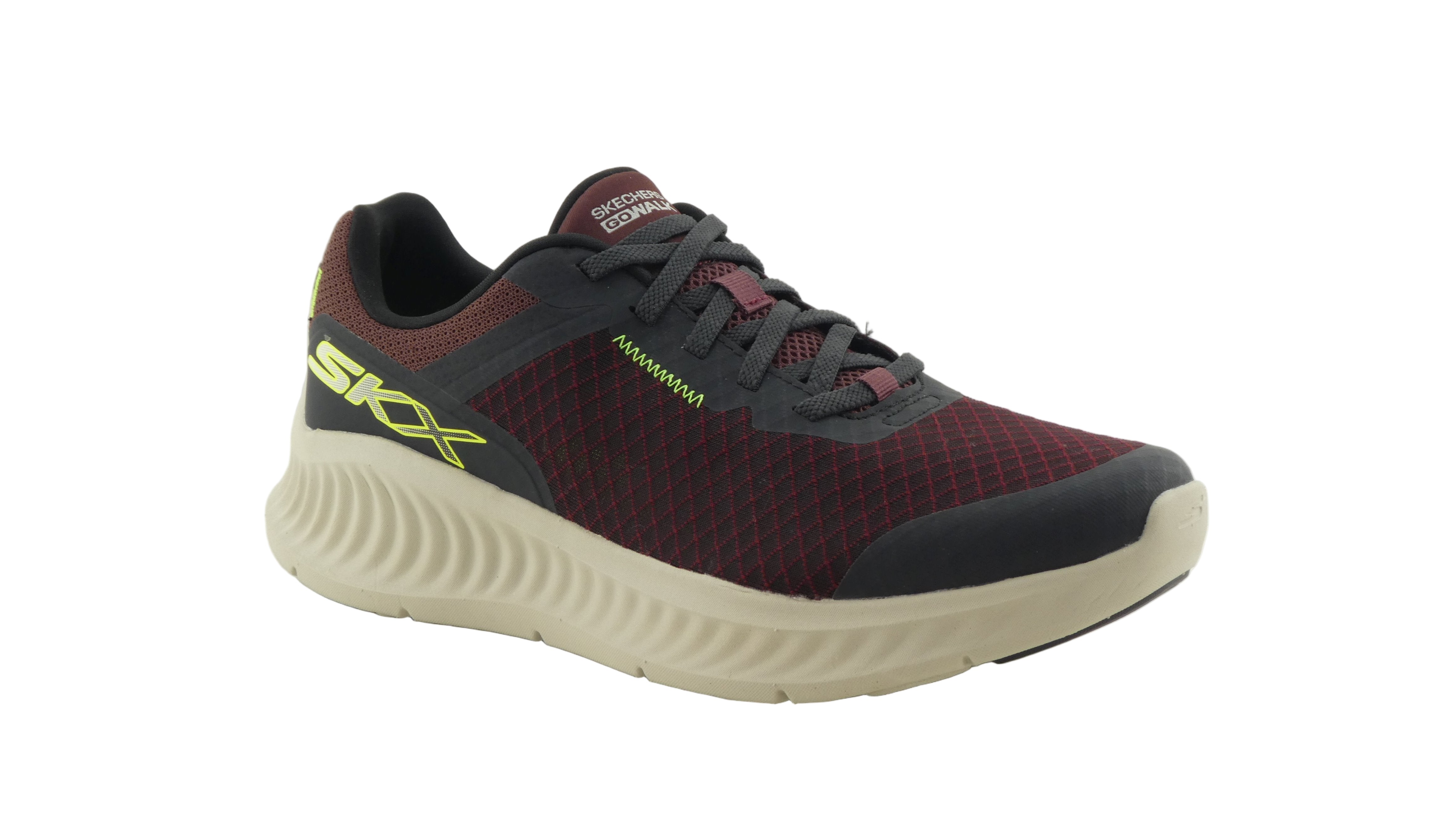 Skechers Go Walk Now Mens Burgundy