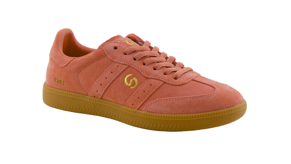 Goodsole 2001 Parallel Candle Red Suede Leathr Sneaker Removable Insole