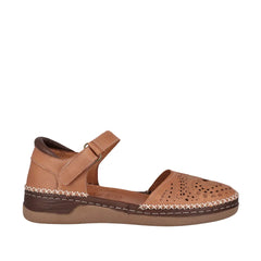 Cabello Wynn Leather Toe In Sandal From Turkey