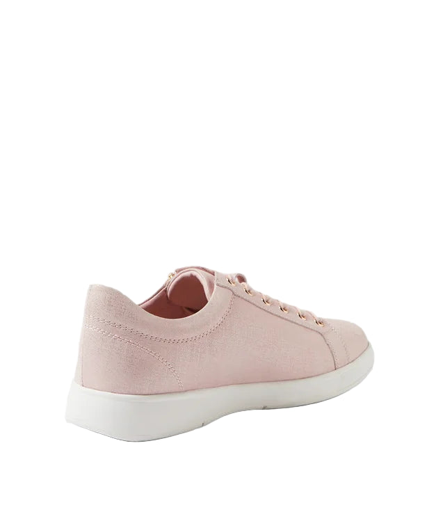 Ziera Aito Pink & Gold Print Leather Sneaker