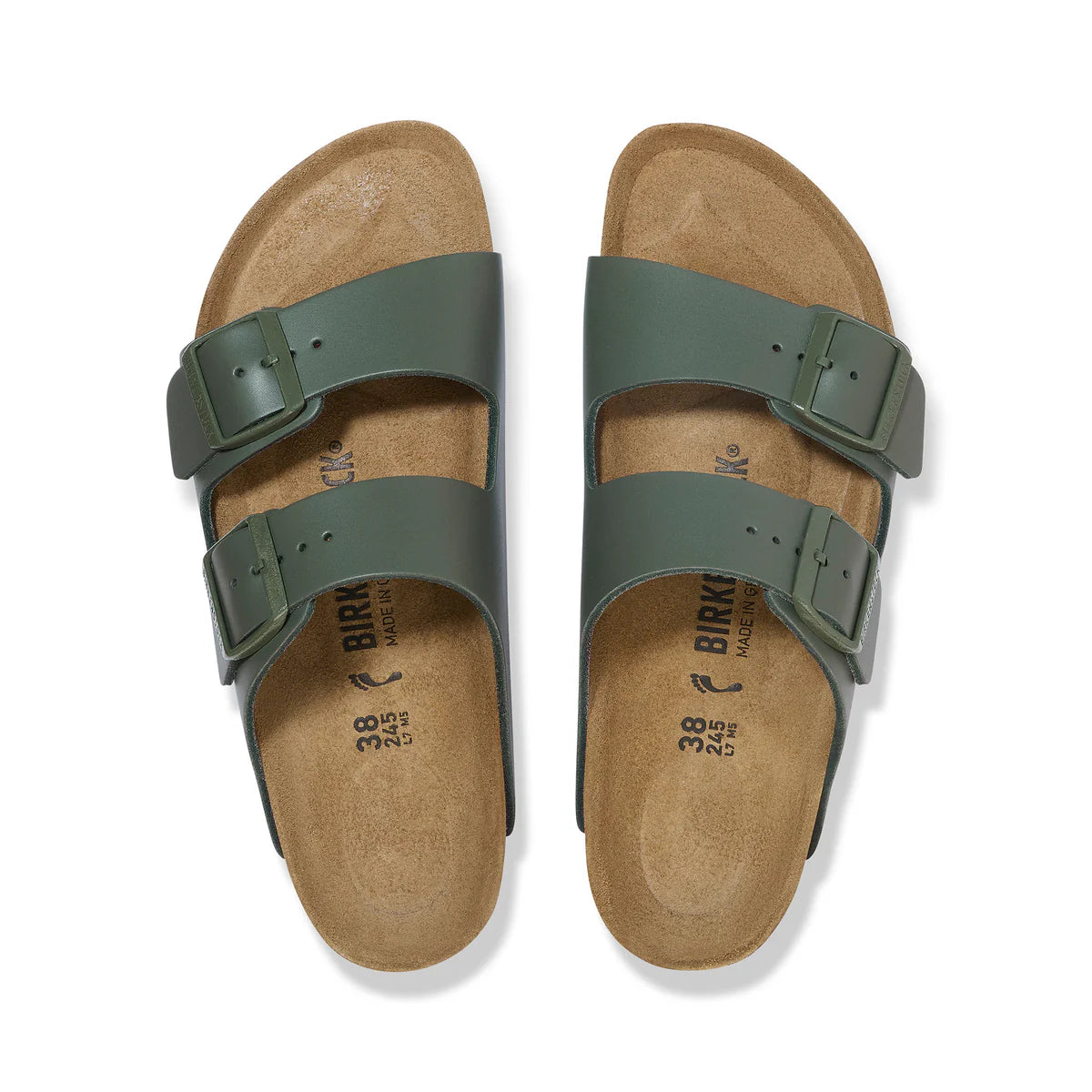 Birkenstock Arizona Thyme Smooth Leather Regular