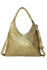 In Leatherz BL39 Laser Green Leather Shoulder Bag