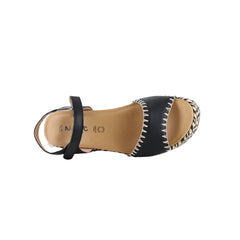 Naot Blanes Black Matte Dress Wedge
